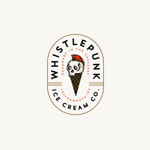 Whistlepunk Icecream Co Logo