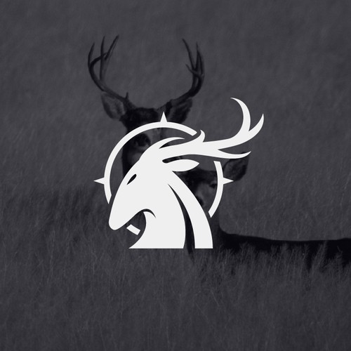 modern deer hunter logo