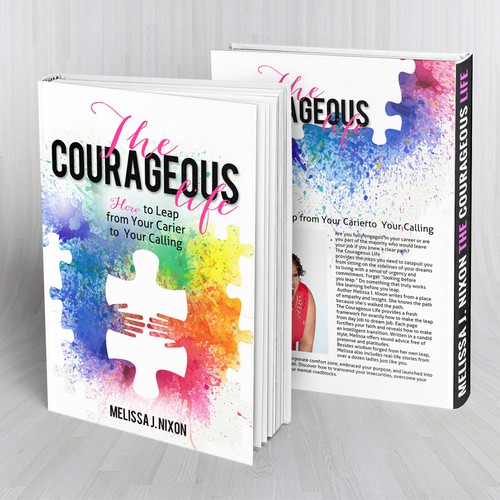 Book cover "The courageous life" Melissa J.Nixon