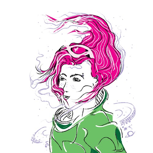 astronaut sci-fi girl