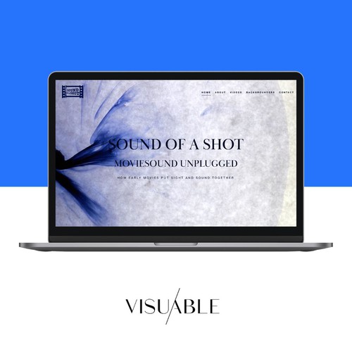 Squarespace Website Design for a Sound Designer