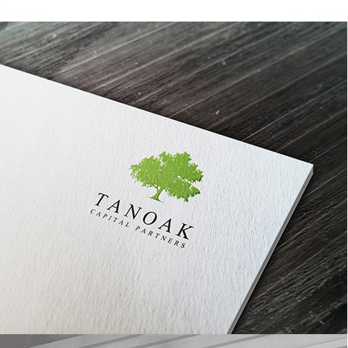 Winning logo concept for Tanoak Capital Partners