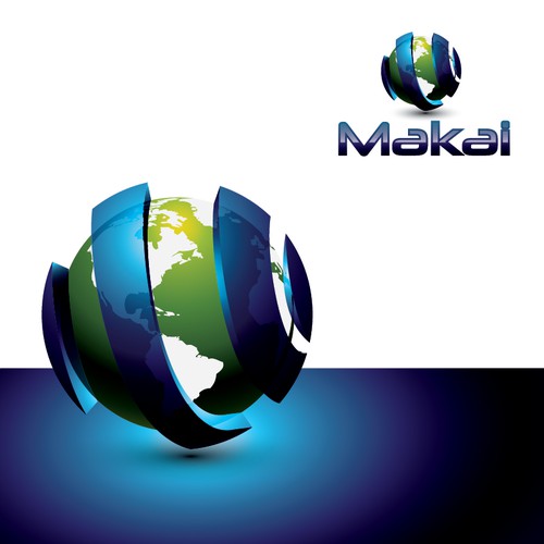 Create a cool logo for Makai's high tech submarine cable software.