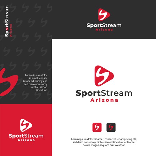 Sport Stream Arizona Logo Design