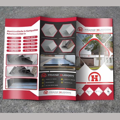 Creation of a leaflet Sheet metal processing