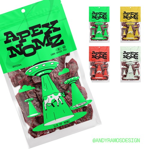 Apex Nomz Packaging Design