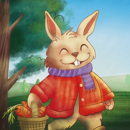 cartoon rabbit character