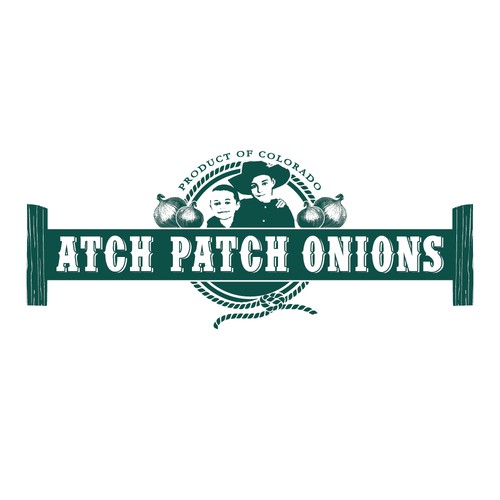 Logo concept for an Onion Farm 