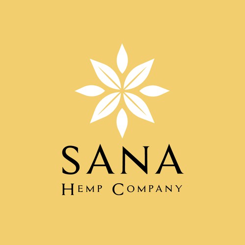 Simple logo concept for SANA Hemp Company