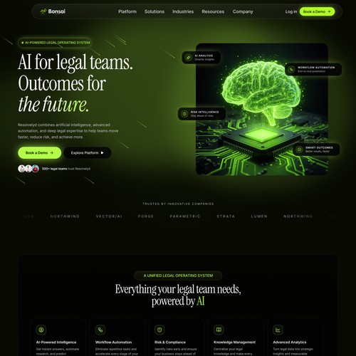AI Law Firm Website Design