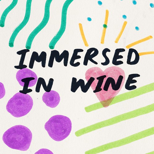 Podcast concept for 'Immersed in wine'