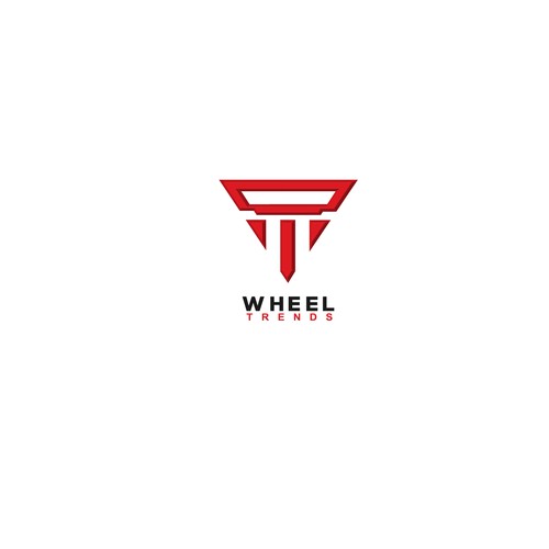 Create a modern logo for Wheel Trends