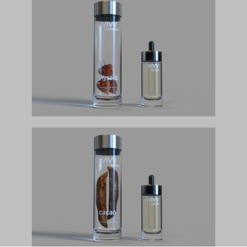 Bottle design for cosmetic product