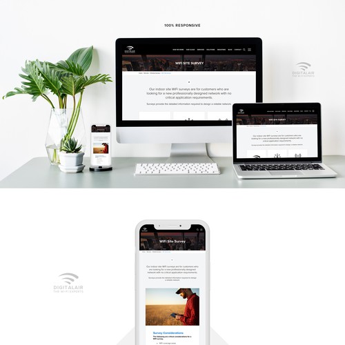 Modern website design