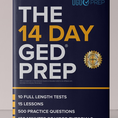 Book cover for ged prep book