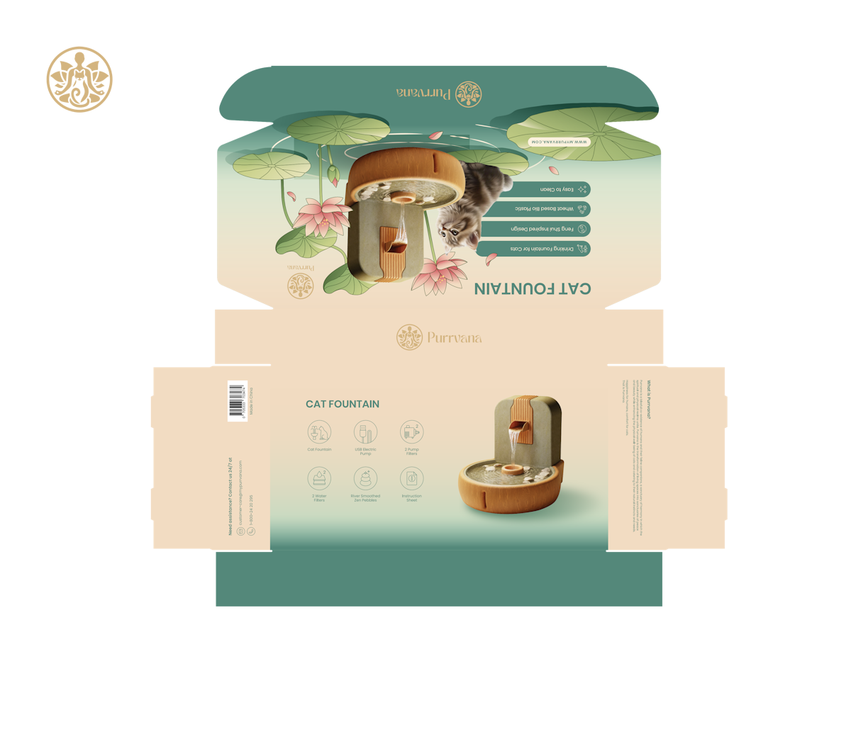 Update Box design for Cat Fountain - again!