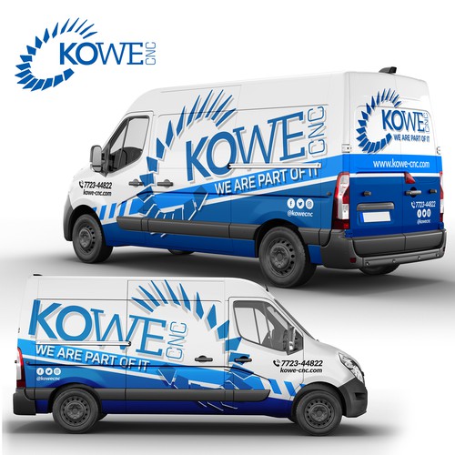 Partial Wrap Design For Kowe CNC