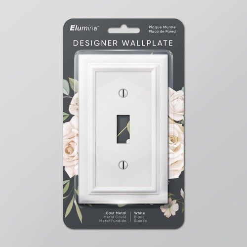 Blister Card Packaging Design for Wallplate