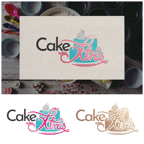 Elegant logo for cake decorating supplies business