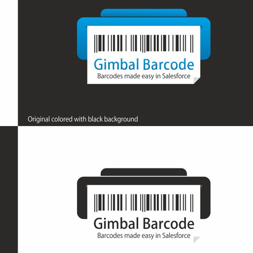 Create a logo for Gimbal Barcode, a new app on the Salesforce AppExchange.