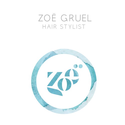 Edgy logo, busines card, & website for a NYC Hair Stylist who loves European design