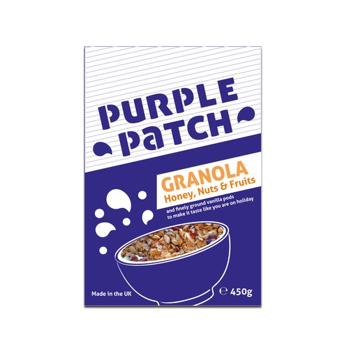 Packaging design for breakfast granola