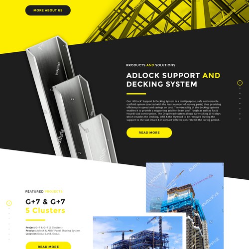 Construction Company Website Design