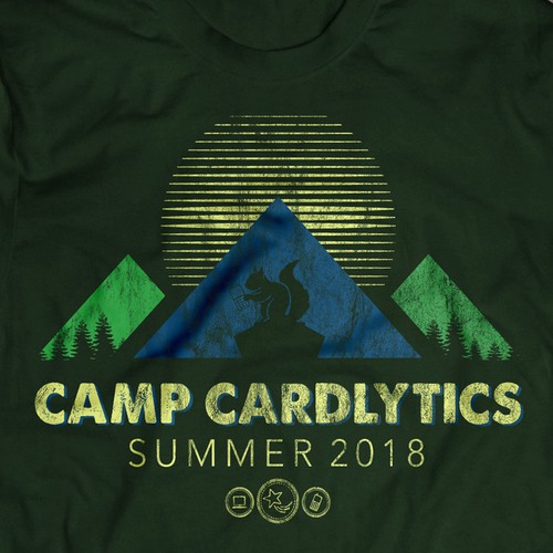 Vintage summer camp inspired T-shirt