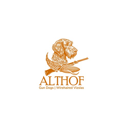 Hunter Dog Logo Design