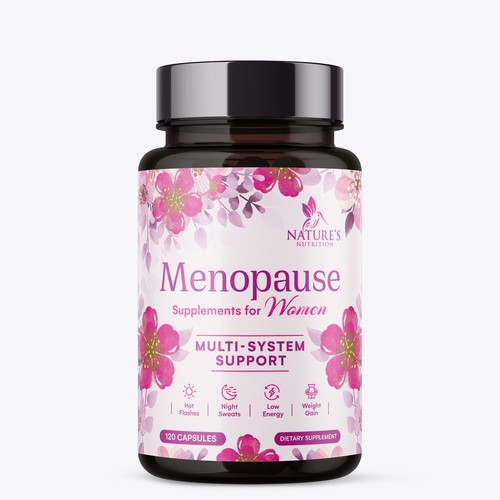 Women's Menopause Supplement Design