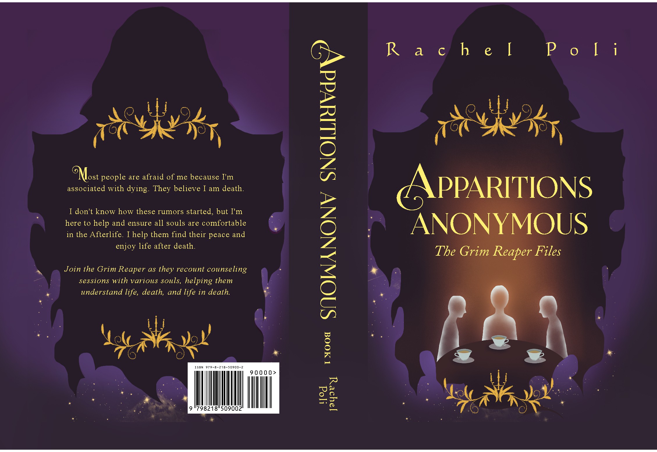 Cozy Vector Book Cover Design for Paranormal Short Stories