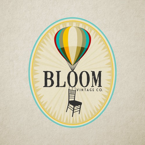 logo for Bloom Vintage Co. -hobo chic, hippie, classic, shabby, fancy, eclectic, & girly goods! FUN ARTISTS WANTED