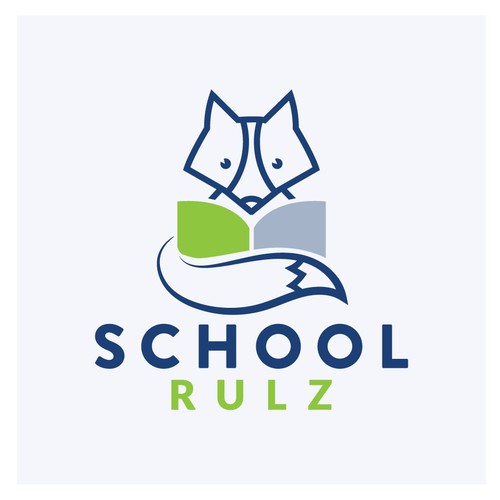 Brand logo for a school software company 