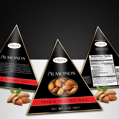 Triangular Packaging for Almonds