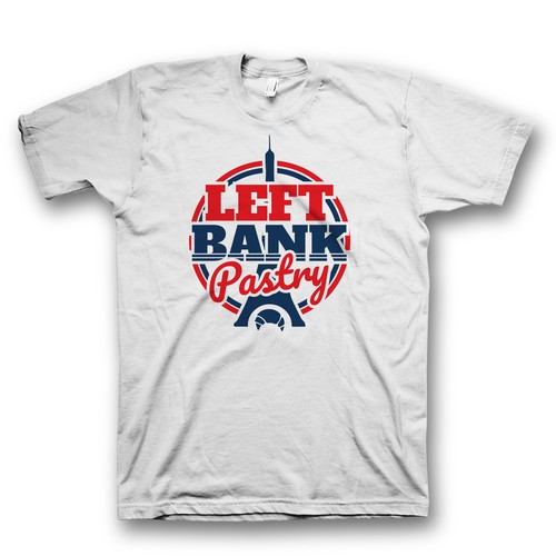 Left Bank Pastry t shirt design