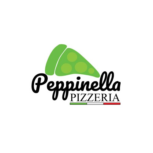 2 Peppinella PIZZERIA logo design