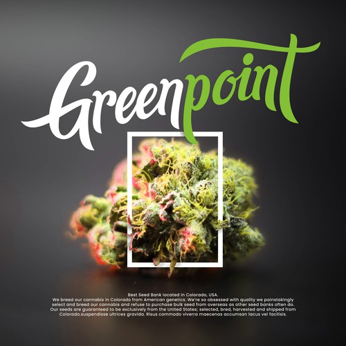 Logo and packaging design for Greenpoint seeds