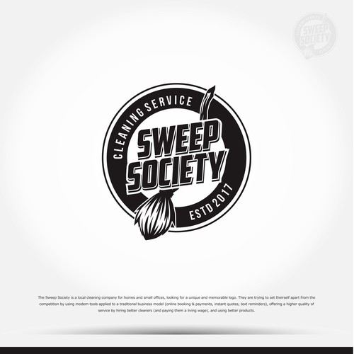 Retro Logo for Sweep Society