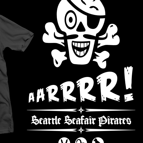 Seafair Pirates Landing t-shirt design required