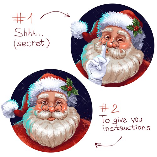 Сharacter for "Secret Santa" App