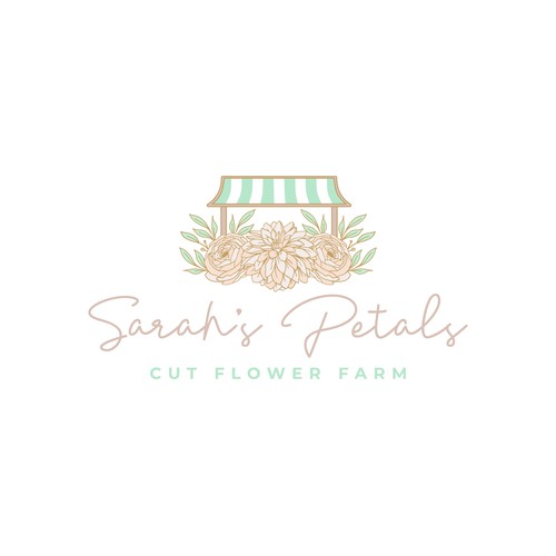 Logo for a family farm that grows specialty cut flowers & foliage