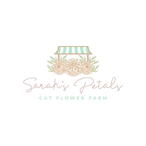 Logo for a family farm that grows specialty cut flowers & foliage