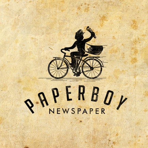 Vintage paperboy