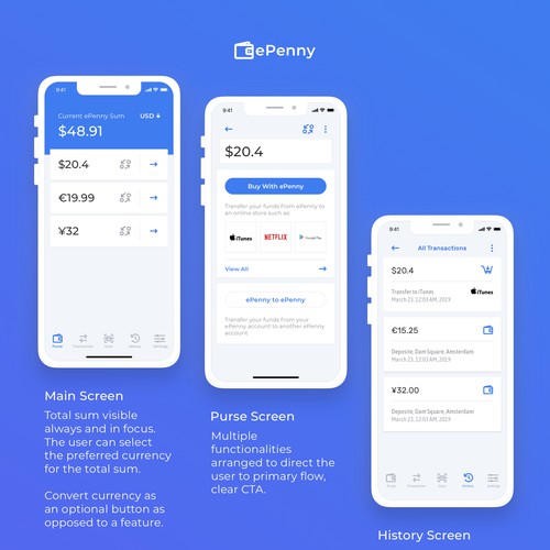 ePenny is your new coin and penny manager.