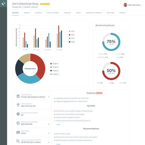 TradeTapp Vendor Profile Mockups