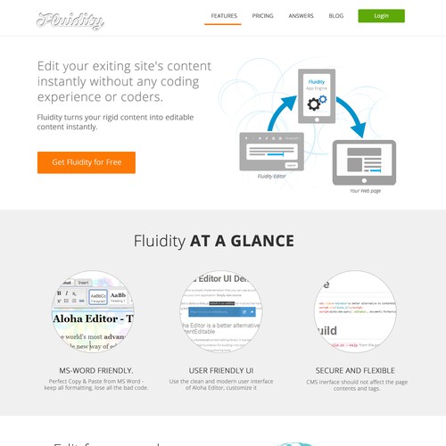 Fluidity Text Editor Home Page