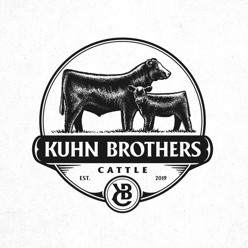 Kuhn Farms Cattle Logo