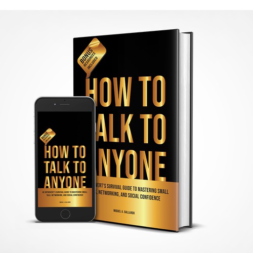 Book Cover Design | How to talk to anyone