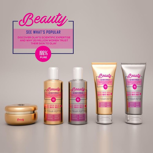 Product Packaging Label Design