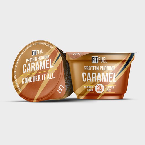 Design Packaging for Protein Pudding